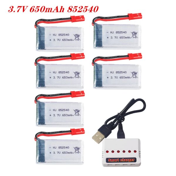 6946-774881.jpg 🔋 Batterie Lipo 3.7V 650mAh – Vols prolongés et stables pour Syma X5C