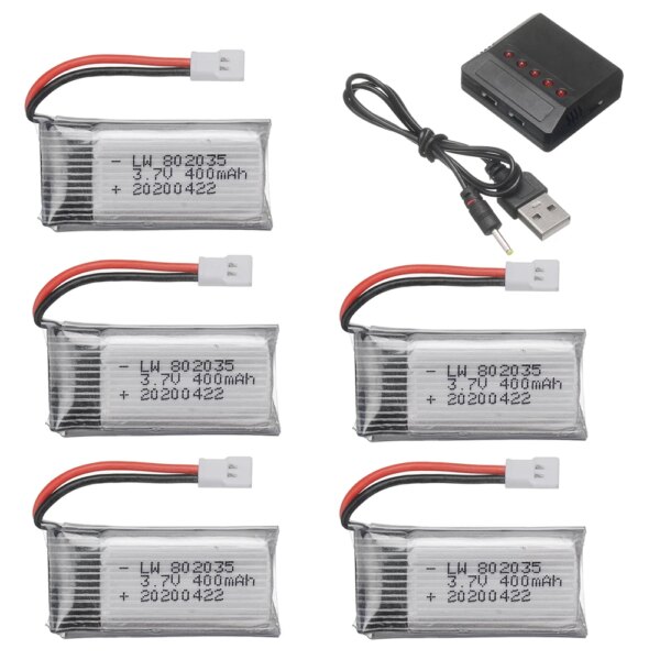 🔋 Batterie drone Lipo 3.7V 400mAh pour Drone