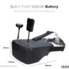 lunettes FPV Diversity RC + 700TVL Mini FPV VTX caméra tout-en-un pour Drone FPV RC