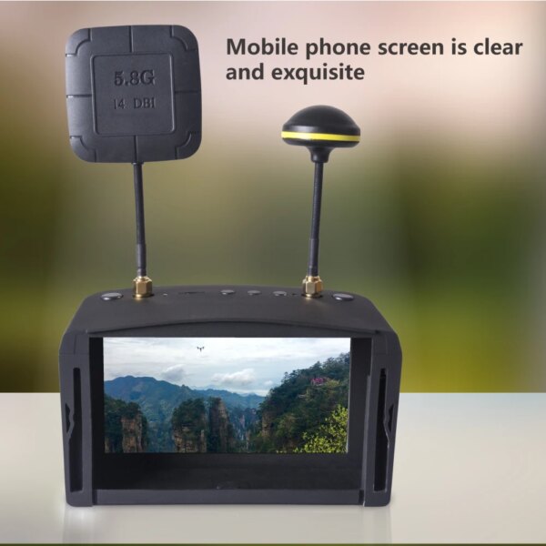 🚀 Lunettes FPV 5.8G 40CH 5 pouces HD DVR – Diversité et haute performance pour course Drone