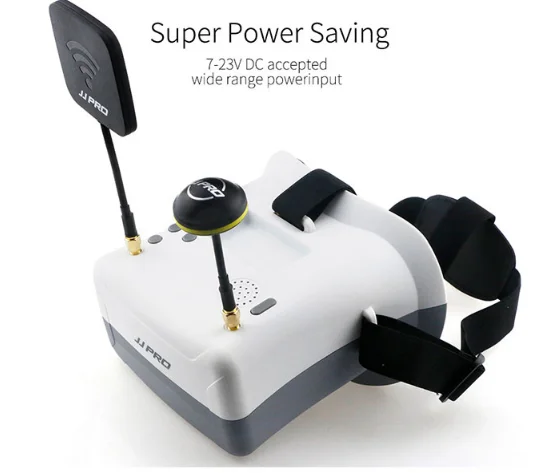 lunette fpv F02 JJPRO 2020 GHz, 5.8 pouces, 40ch