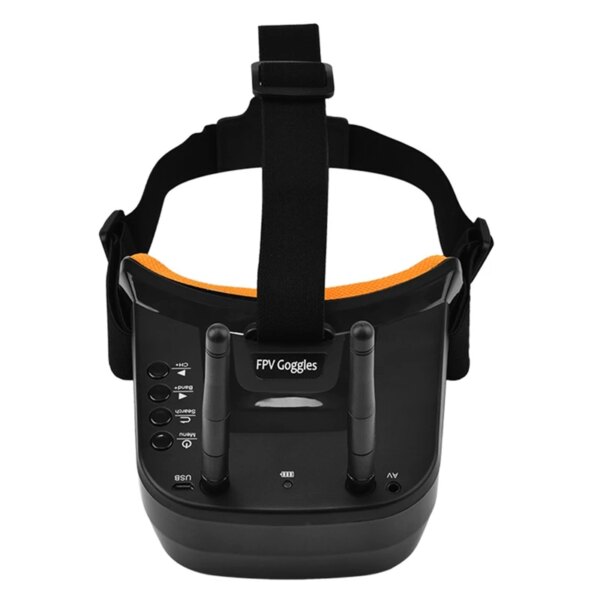 lunette fpv 5.8G 40CH FPV batterie intégrée, casque vidéo