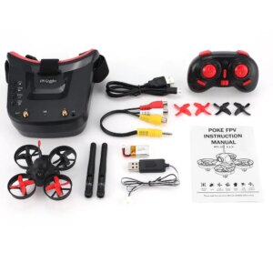 Lunette FPV 5.8G 40ch, Mini Drone de course RC, quadrirotor