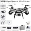 Drone fpv JC801 4k professionnel HD caméra grand angle WiFi