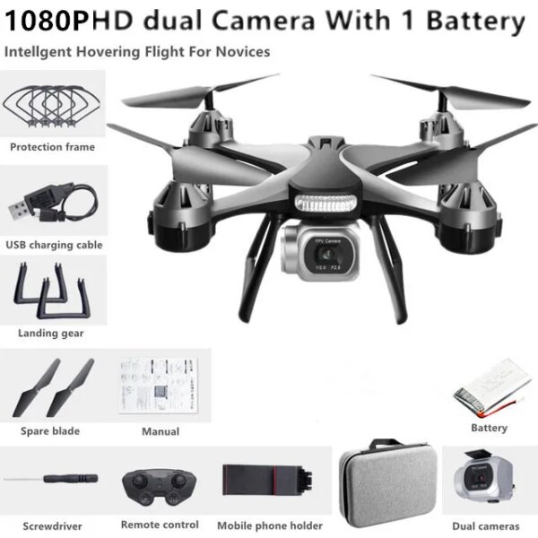 Drone fpv JC801 4k professionnel HD caméra grand angle WiFi
