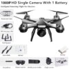 Drone fpv JC801 4k professionnel HD caméra grand angle WiFi