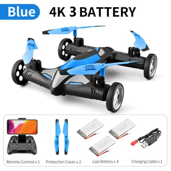 Drone FPV quadrirotor 4K RC, modèle Intelligent