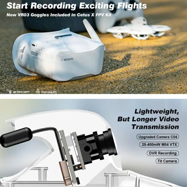 7675-e68607.jpg Drone FPV quadrirotor FPV sans balais BNF/ RTF