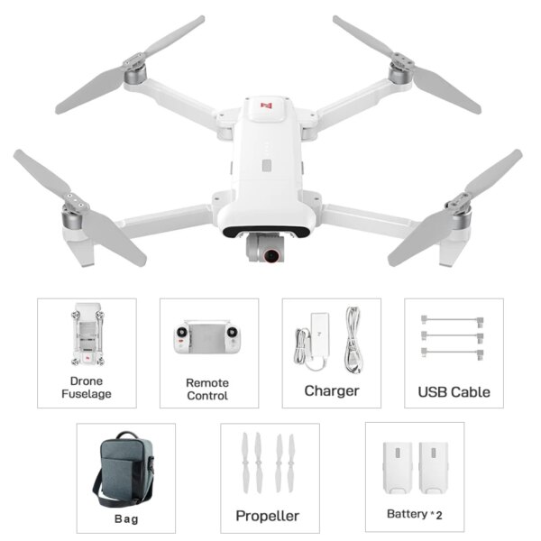 Drone FPV,X8 SE V2 Version 2022, 10km RC,  cardan 3 axes