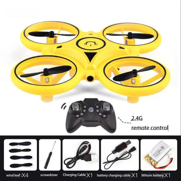Mini drone-montre RC UFO Drone, montre intelligente, télécommande