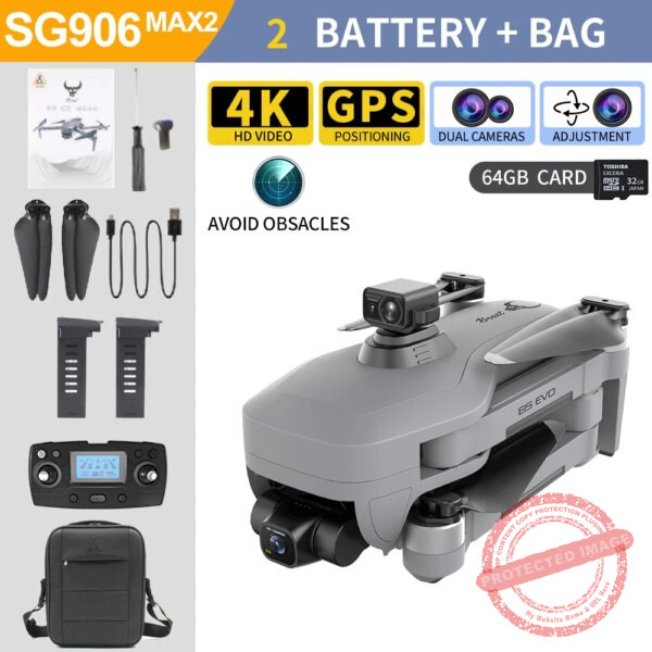 Drone FPV 4K de caméra professionnel SG906 MAX2