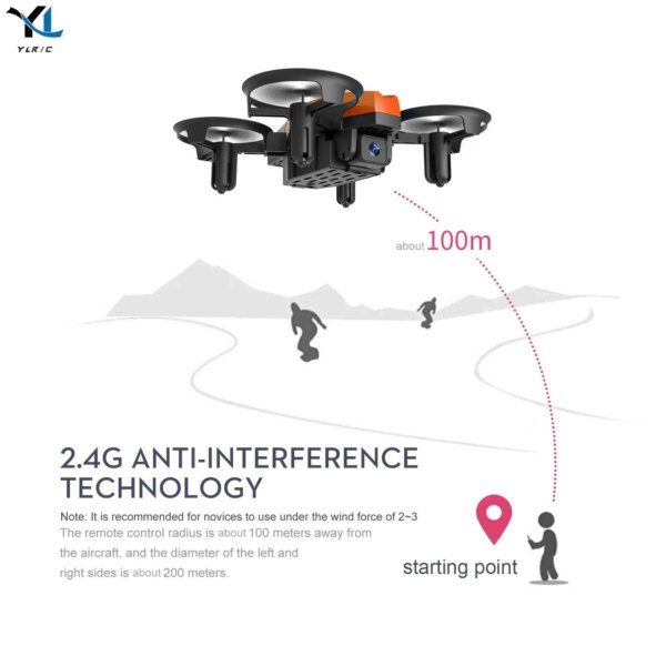 Mini Drone quadricoptère 6 axes, télécommande à 4 canaux