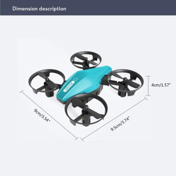 Mini Drone pour enfants, Mode sans tête, 2 Batteries et 3 vitesses pour garçons et filles