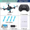 Mini Drone hélicoptère H48 RC, 2.4G 4CH, 6 axes, gyroscope